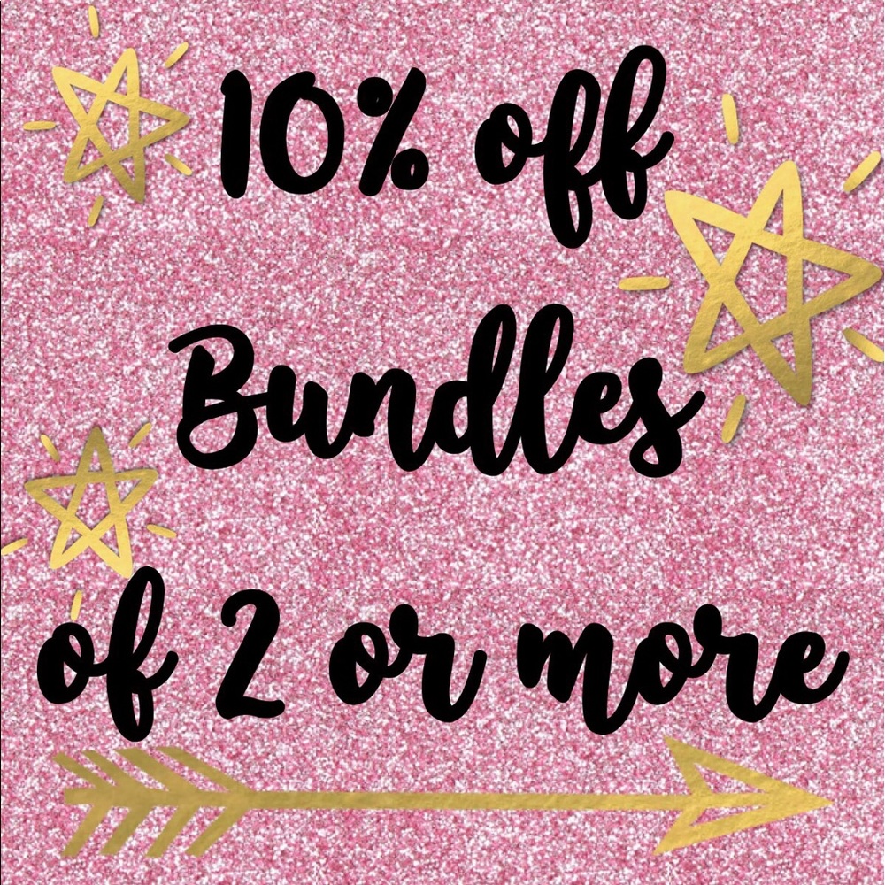 10% OFF any bundle of 2 or more 🍾✨