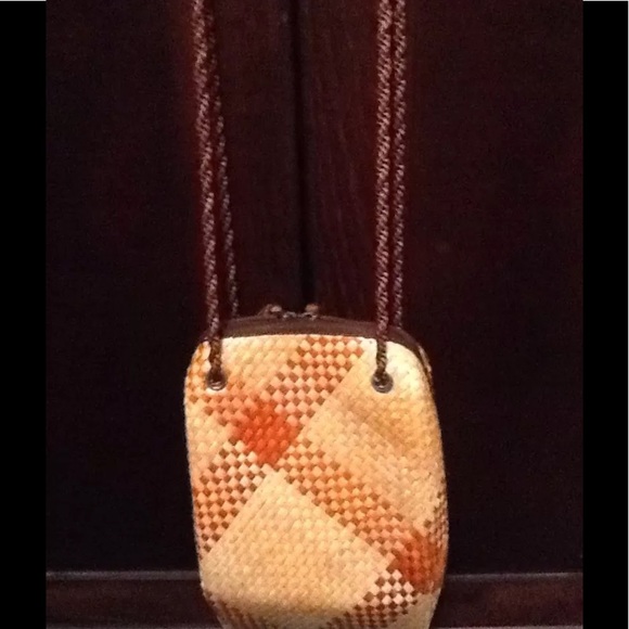 Boho People Free Spirit Rattan Bag Purse NEW - Picture 3 of 6