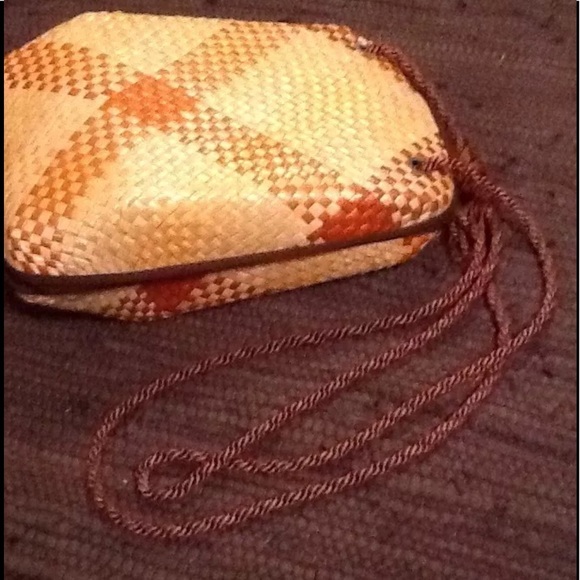 Boho People Free Spirit Rattan Bag Purse NEW - Picture 4 of 6