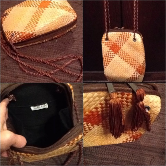 Boho People Free Spirit Rattan Bag Purse NEW - Picture 6 of 6