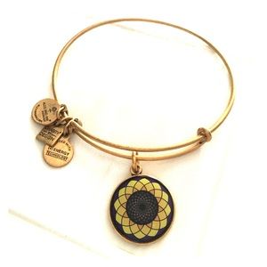 ALEX & ANI gold sunflower
