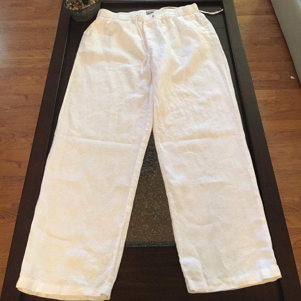 White Linen Pants(KENAR)