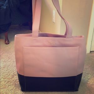 Kate Spade tote, black and pink Lita Street Andrea