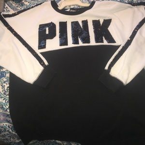 Pink crew neck