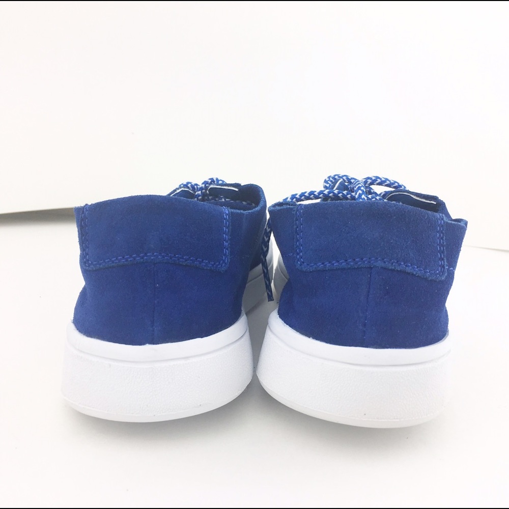 Blue Suede Shoes Steve Madden Bolt Sneakers NIB - Picture 4 of 8