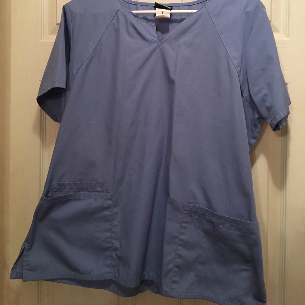 Ceil blue scrub top