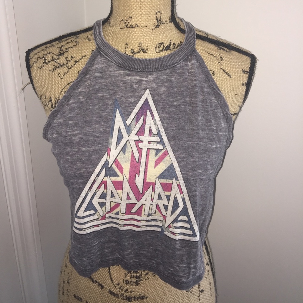 Def Leppard Crop Top