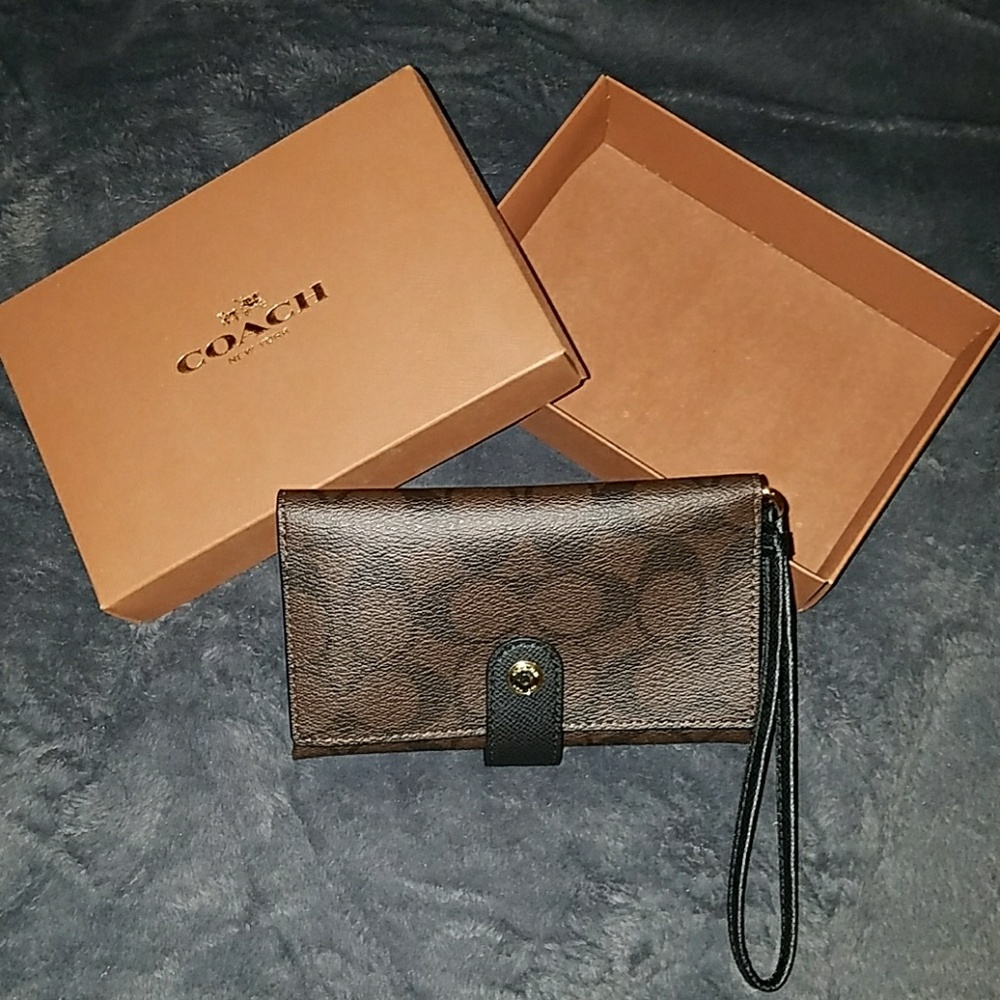 Coach phone case.