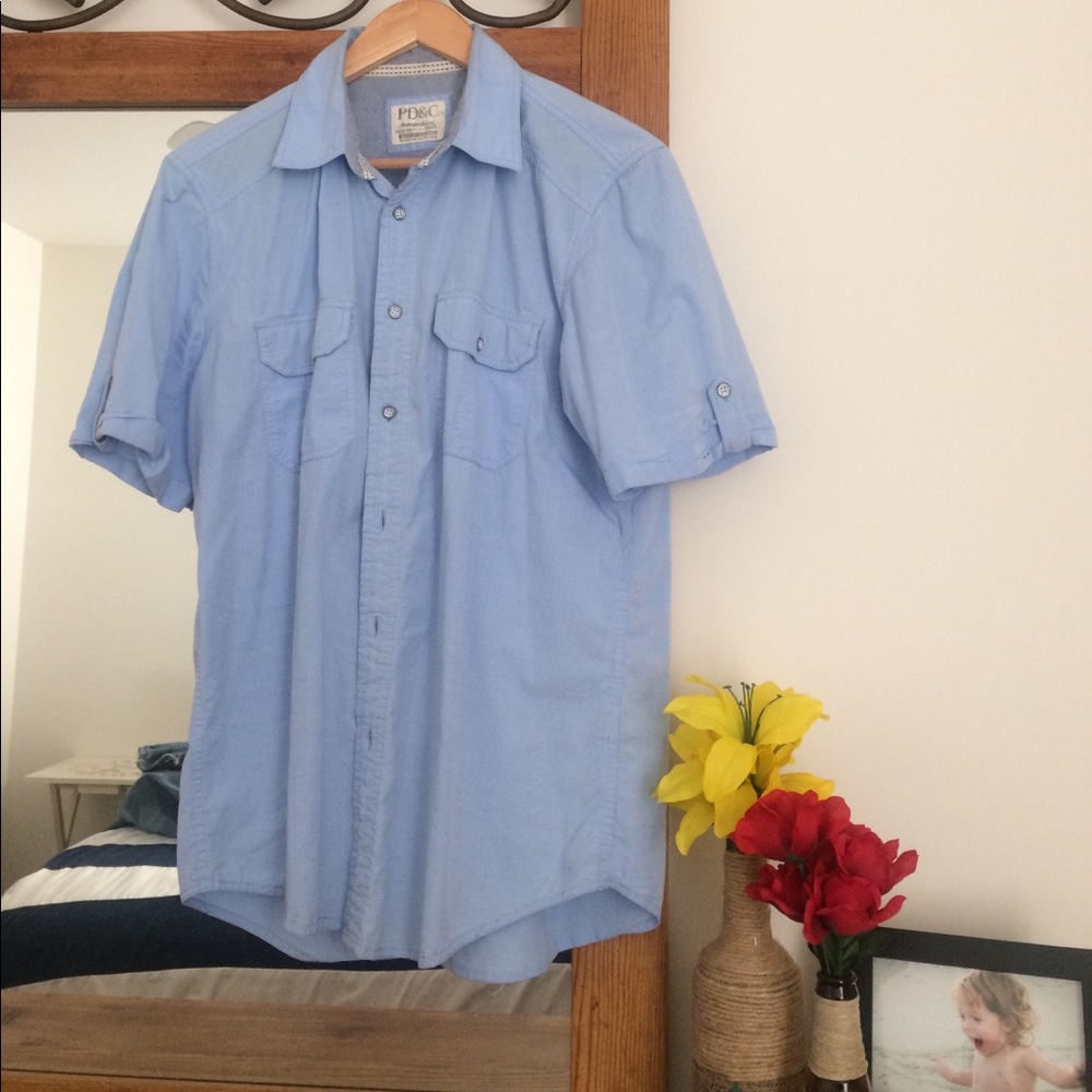Baby Blue Button Down