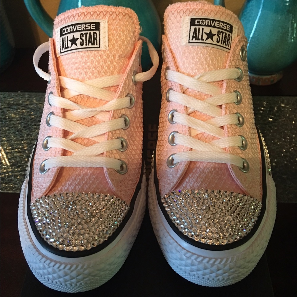 Swarovski blinged converse