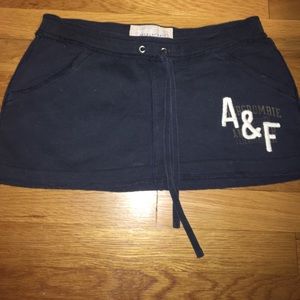 Abercrombie cotton blue mini skirt