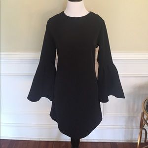 GORGEOUS  designer bell sleeve dress.