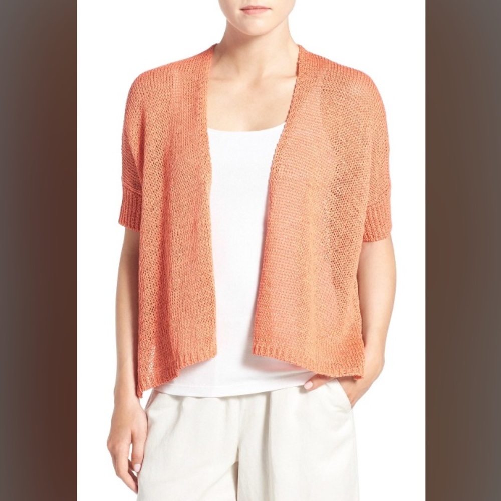 Body Cardigan (Crisp organic cotton tape)