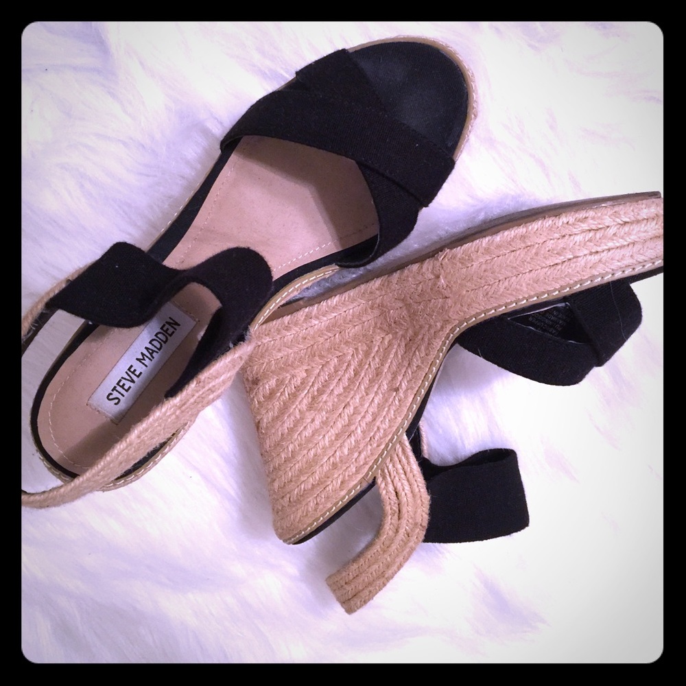 Steve Madden Sandal Wedge, Size 10