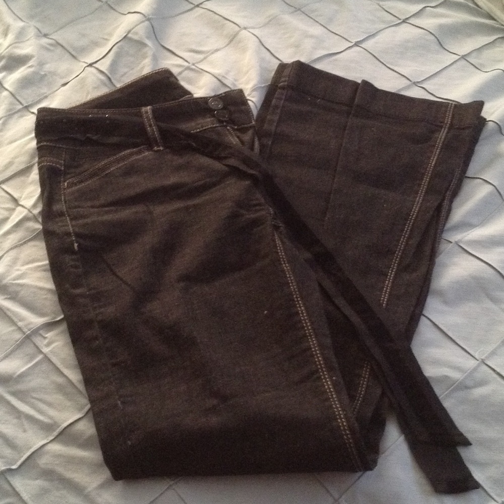 White House black market trouser leg jeans