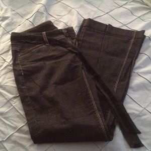 White House black market trouser leg jeans