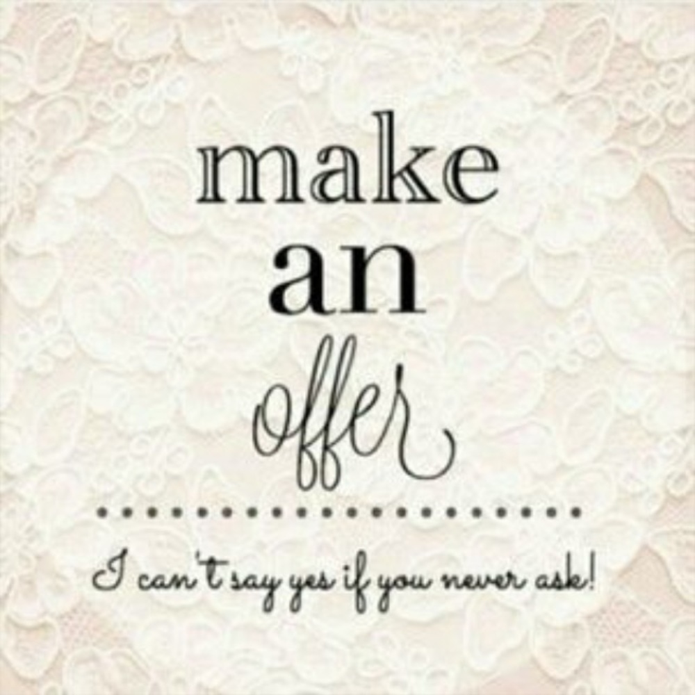 All offers considered