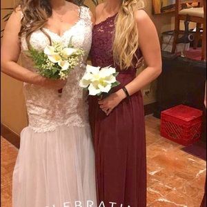 David's Bridal Bridesmaid dress