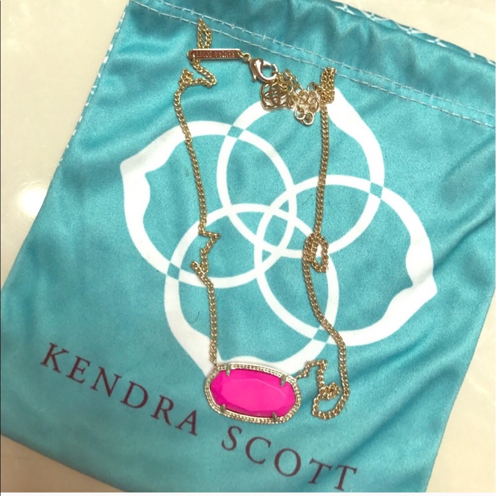 Hot pink KS necklace
