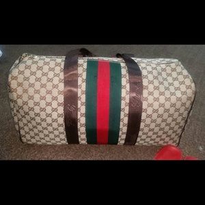 Gucci duffle bag