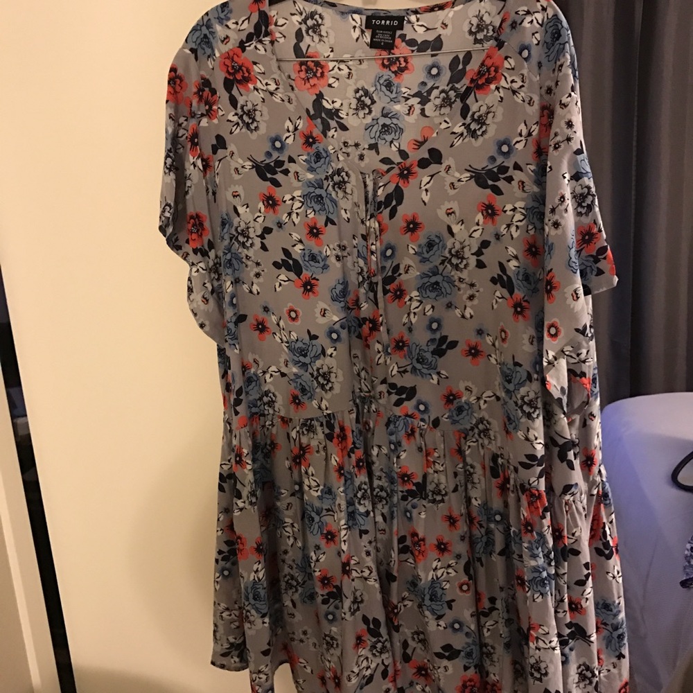 Flower Peplum Top