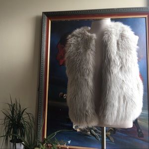 Faux fur vest