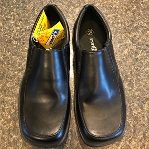 Boys black dress shoes