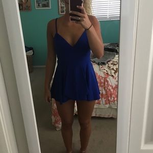 Royal Blue Romper NWOT