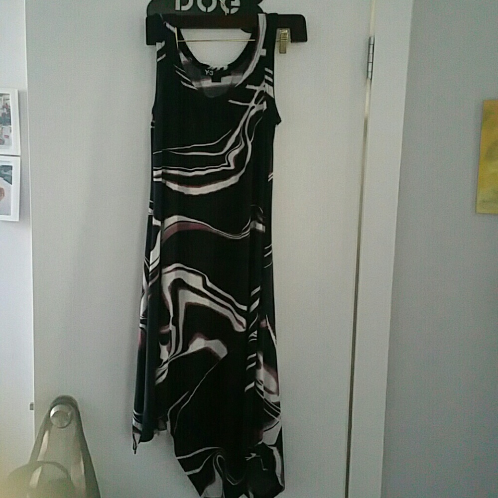 SOLD SOLD. Y3 women lightning printed dress small