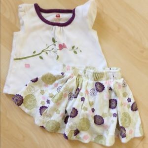 Tea Collection Two Piece Bird on a Branch