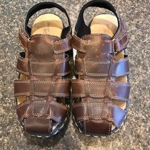 Brown sandals