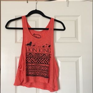 Lion king crop top