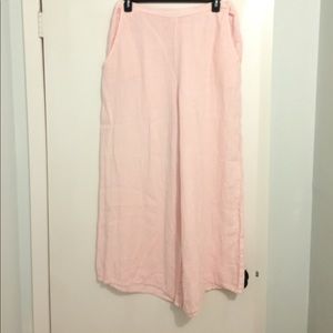 Match point palazzo linen pants 1-xl