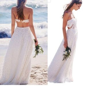 Lace Two Piece Wedding Dress