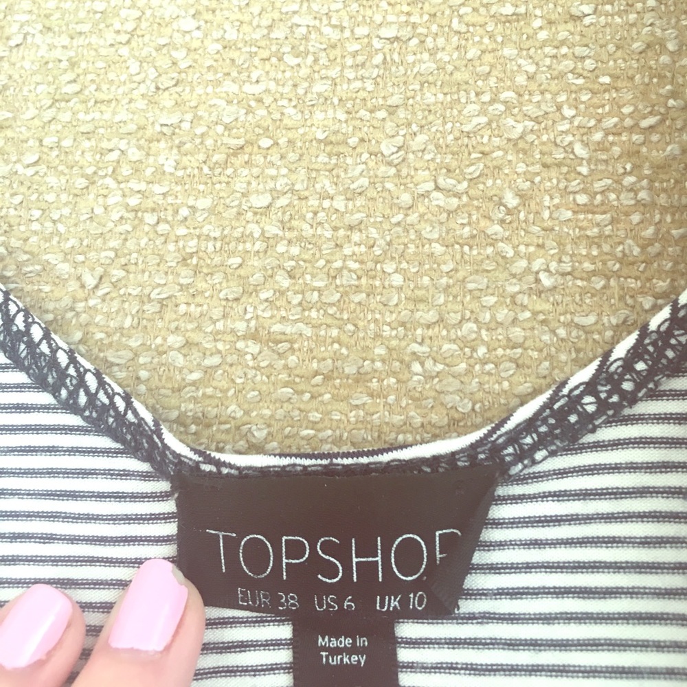 Top Shop cute mini dress with buttons