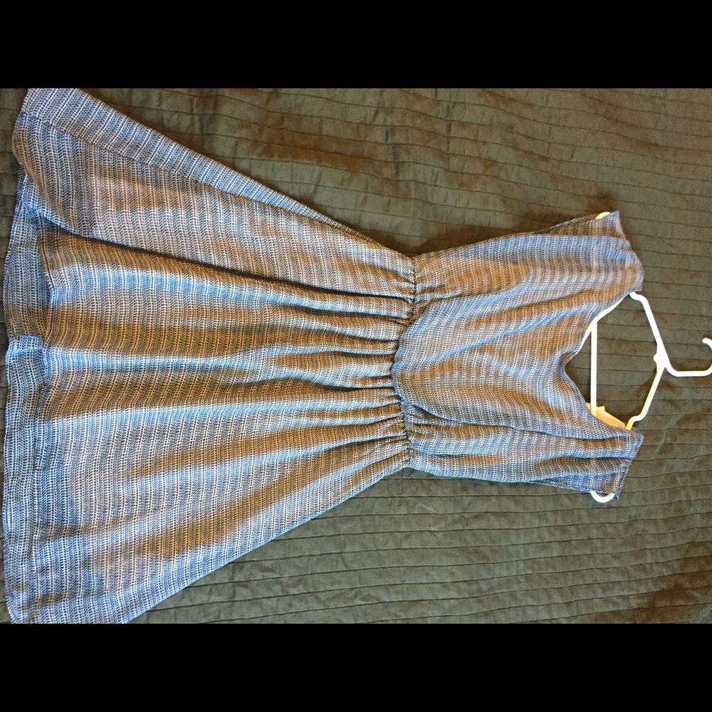 LUSH 'Dakota' Chiffon Dress (Juniors)