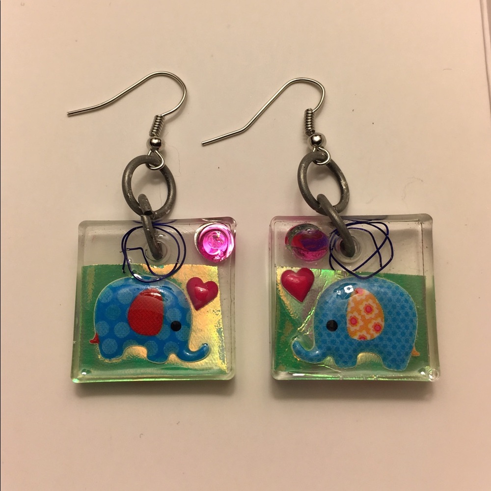Square Hanging Earrings