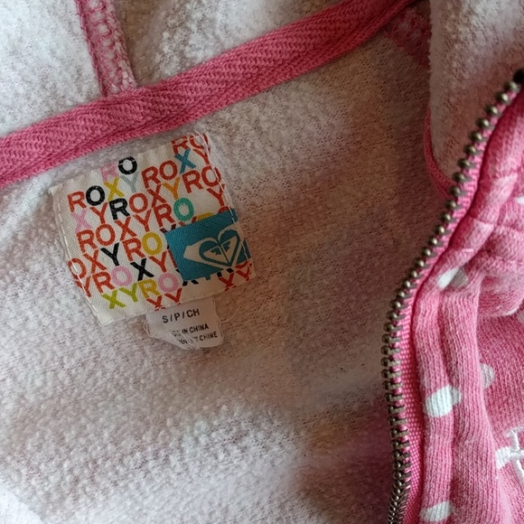 Roxy zip front hoodie sweatshirt - Picture 2 of 5