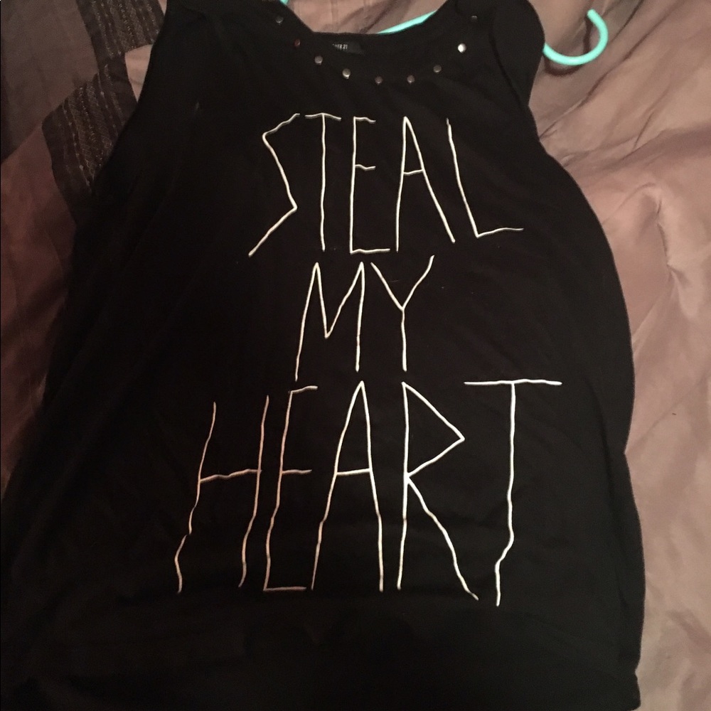 Cute Graphic Muscle Tee from Forever 21