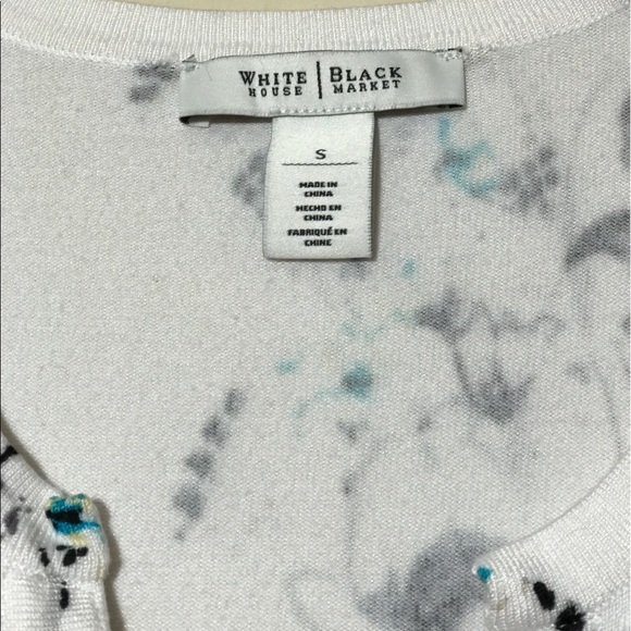 White House Black Market Floral Cardigan - Picture 3 of 3