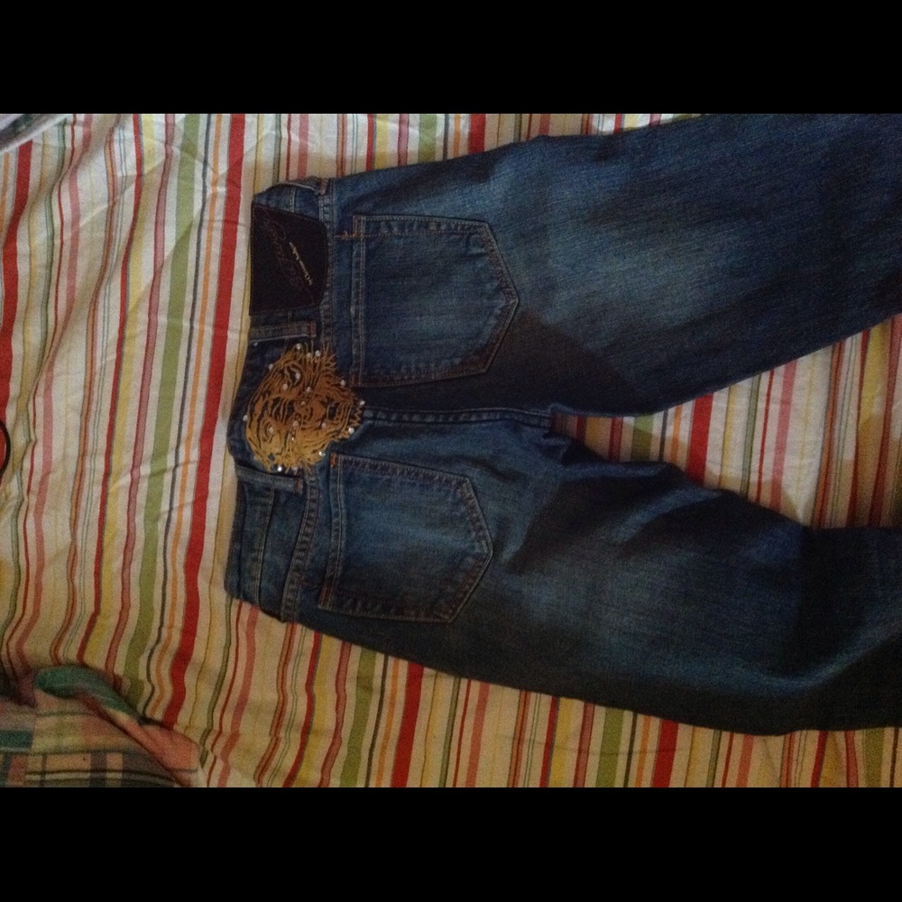 ED Hardy Embellished Jeans