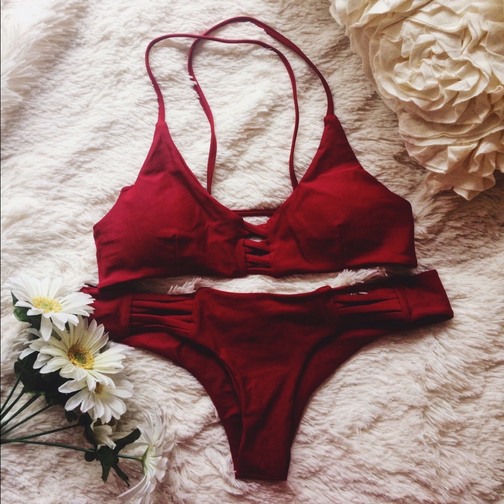 NWOT Maroon Bathing Suit.  🏊🏼‍♀️