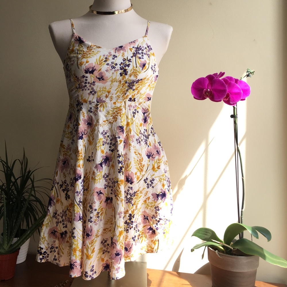 Flirty floral minidress