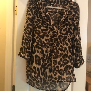 leopard blouse