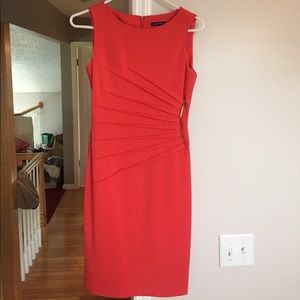 Red ivanka trump dress