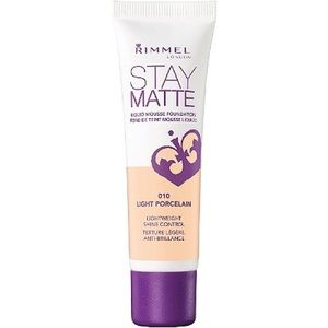 Rimmel Stay Matte Foundation--010 Light Porcelain