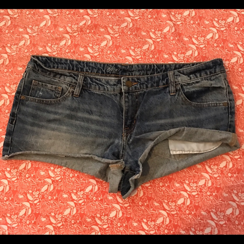 Denim shorts