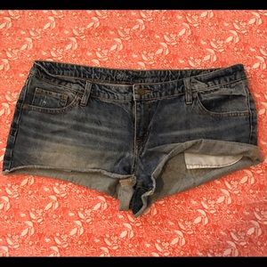 Denim shorts