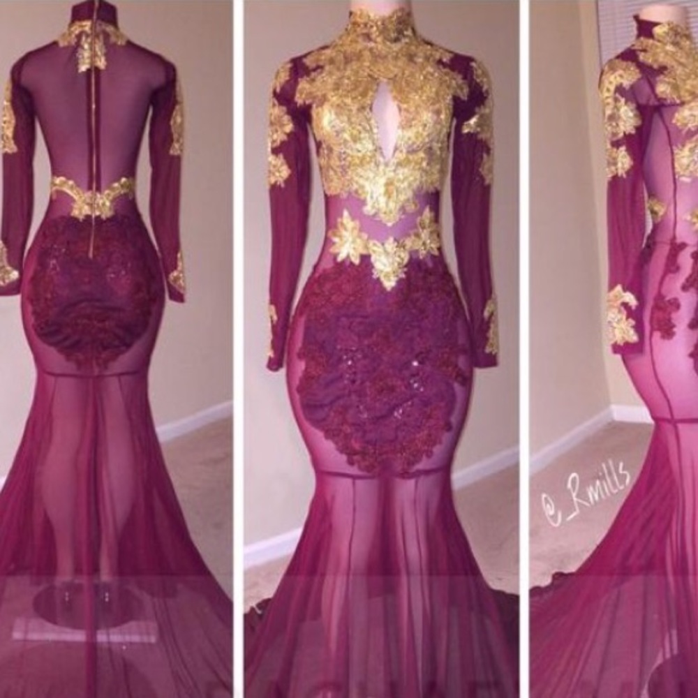 This was my prom dress custom made by Rmills.