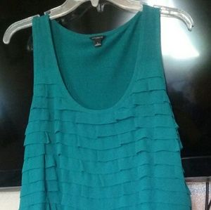 Ann Taylor Teal Tank